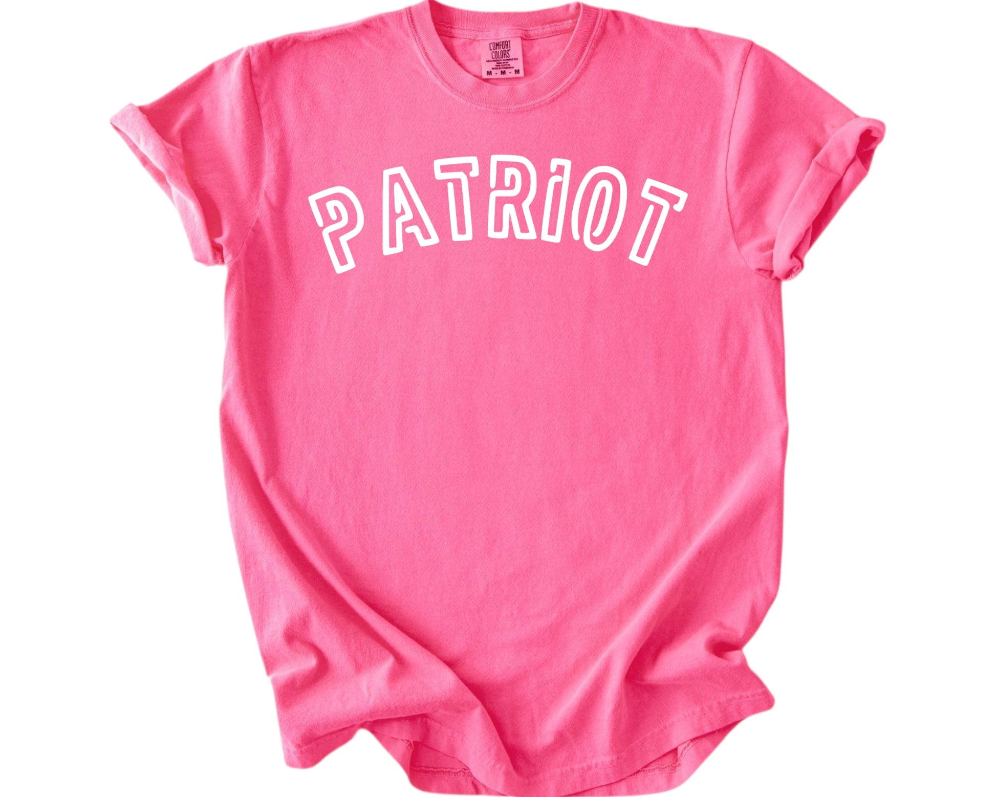 Patriot Heavy Cotton T-Shirt (Neon Pink) - Patriot Approved Apparel