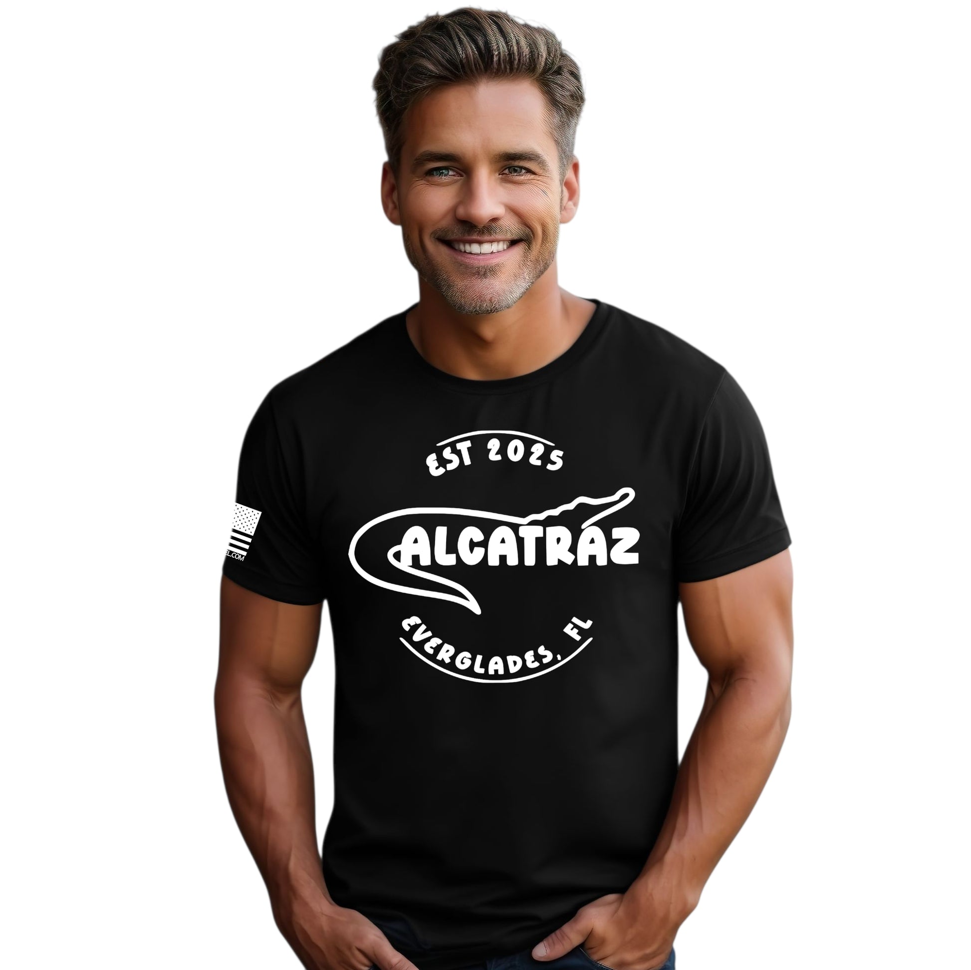 Alligator Alcatraz Heavy Cotton T-Shirt - Patriot Approved Apparel