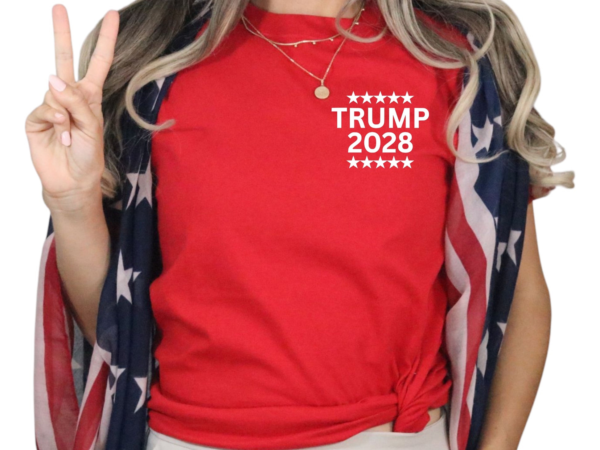 TRUMP 2028 Heavy Cotton T-Shirt - Patriot Approved Apparel