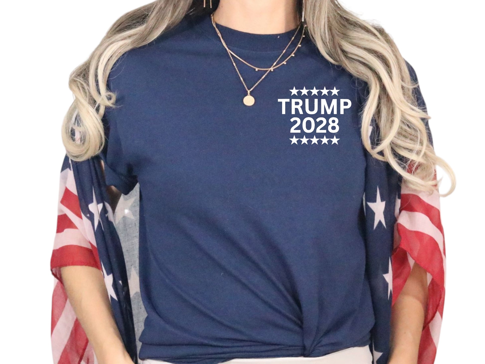 TRUMP 2028 Heavy Cotton T-Shirt - Patriot Approved Apparel