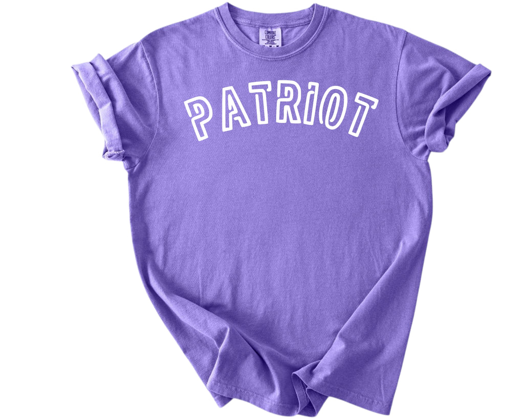 Patriot Heavy Cotton T-Shirt (Violet) - Patriot Approved Apparel