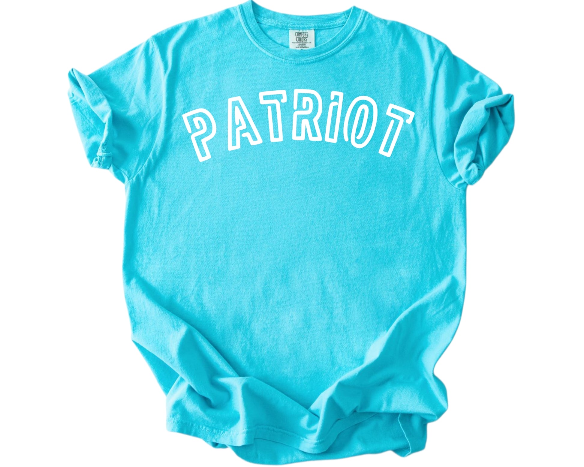 Patriot Heavy Cotton T-Shirt (Lagoon Blue) - Patriot Approved Apparel