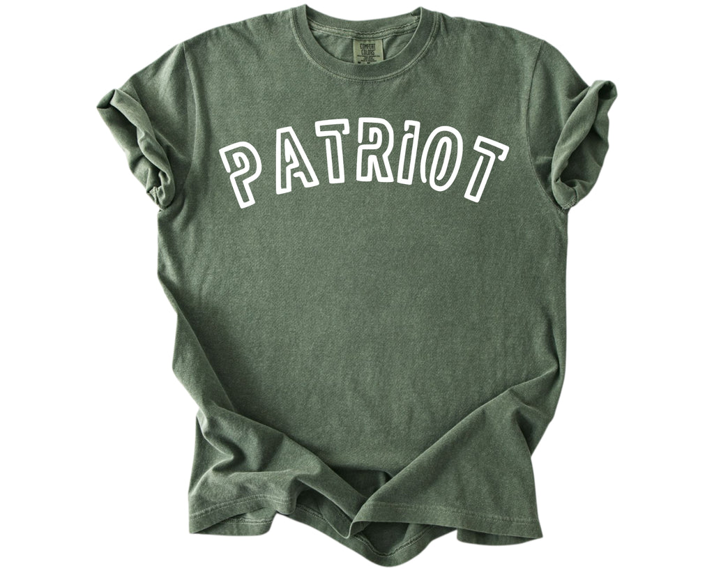 Patriot Heavy Cotton T-Shirt (Military Green) - Patriot Approved Apparel
