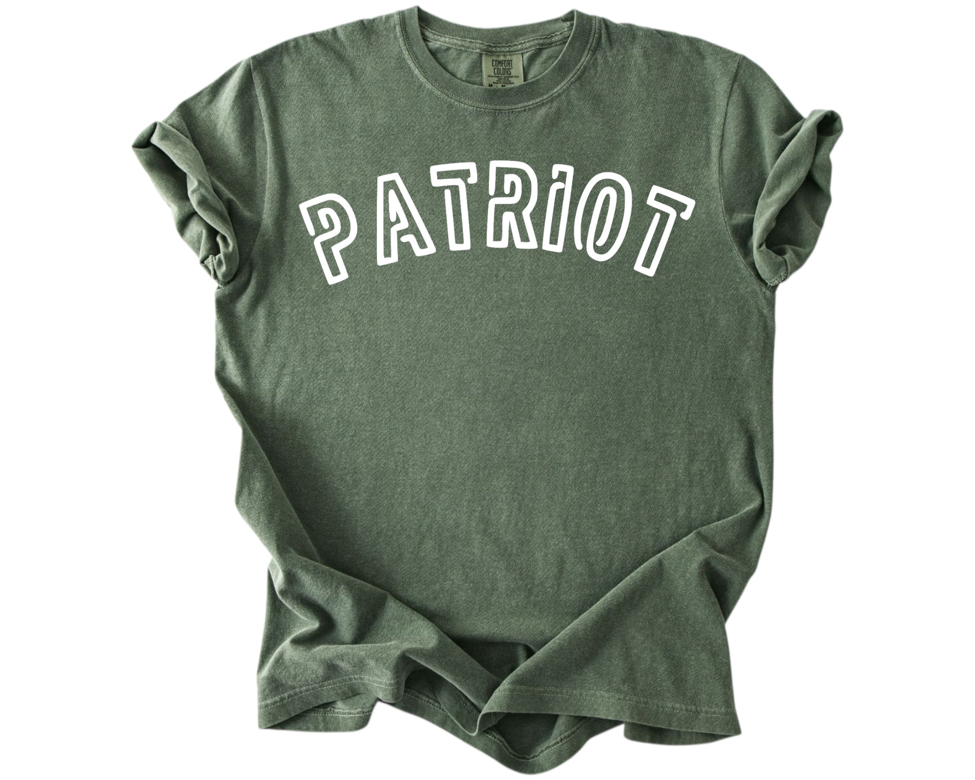 Patriot Heavy Cotton T-Shirt (Military Green) - Patriot Approved Apparel