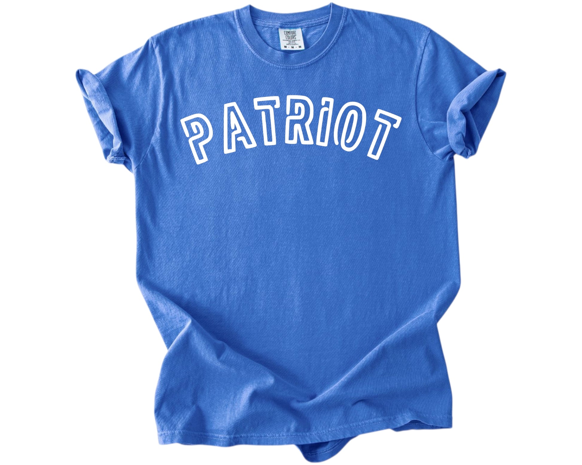 Patriot Heavy Cotton T-Shirt (Fluorescent Blue) - Patriot Approved Apparel