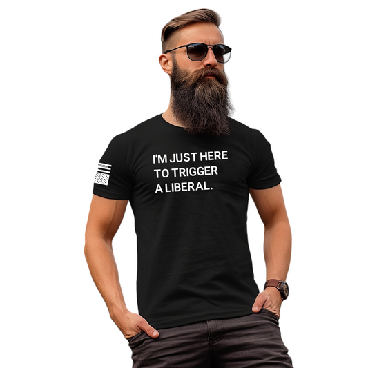 Trigger A Liberal Soft Cotton Crewneck