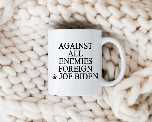 Against All Enemies 12oz Ceramic Mug