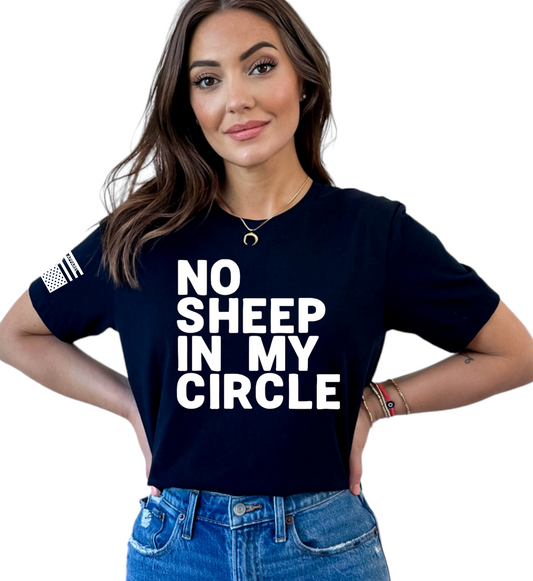 No Sheep In My Circle Heavy Cotton T-Shirt