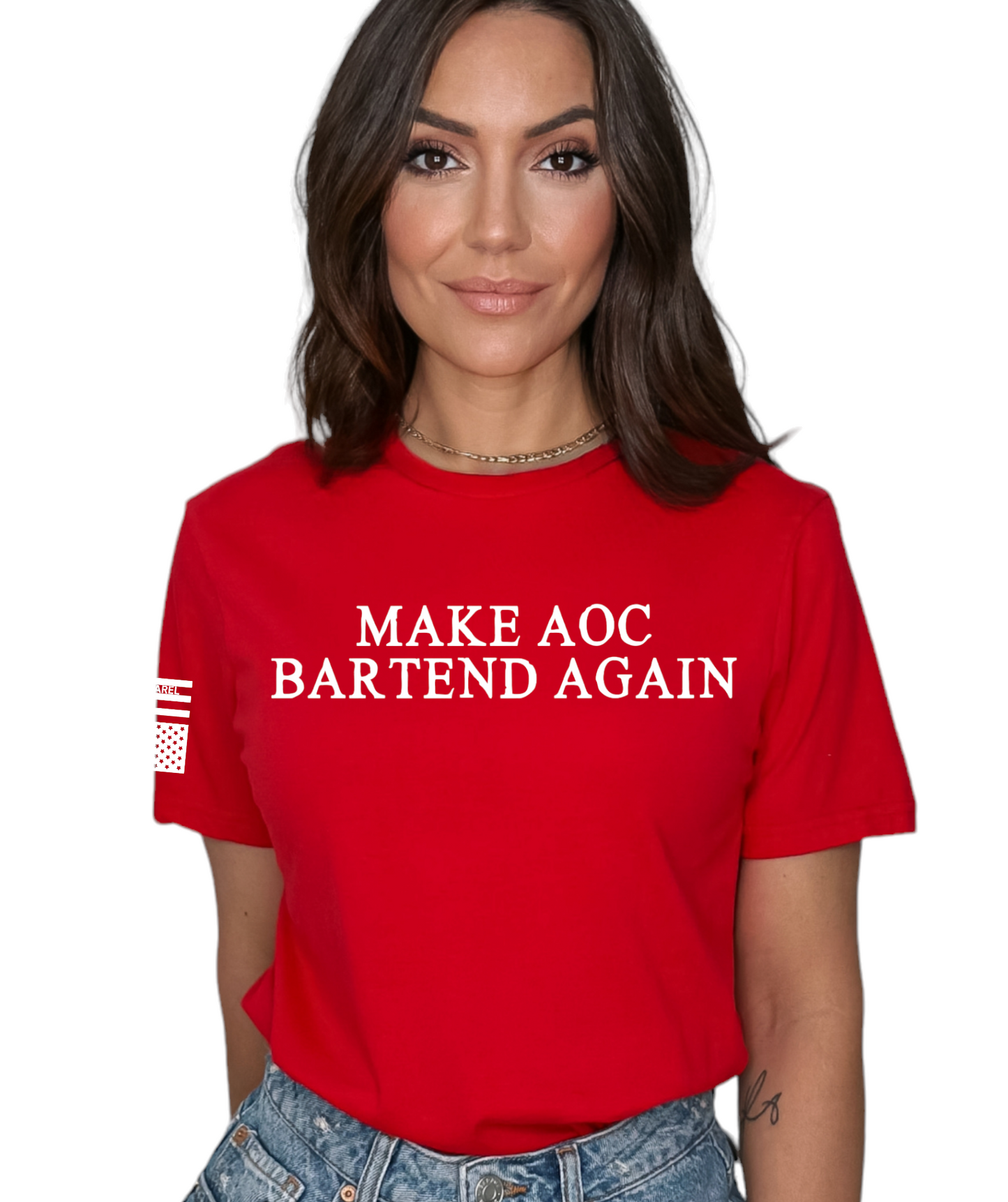 Make AOC Bartend Again Soft Cotton T-Shirt