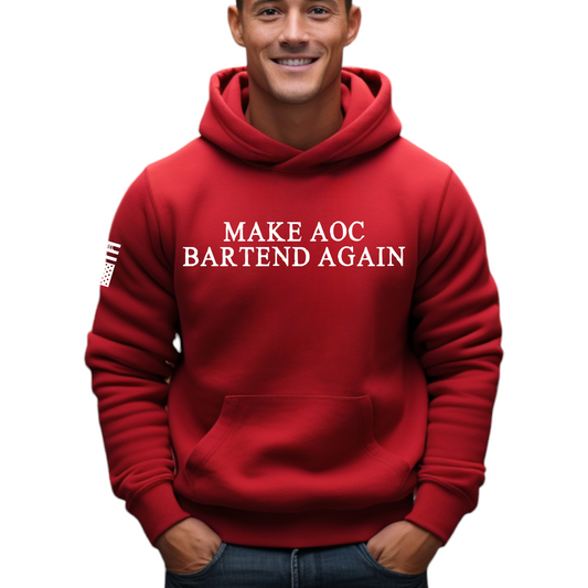 Make AOC Bartend Again Hoodie