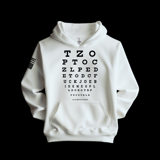 Fuck Joe Biden Vision Chart Hoodie