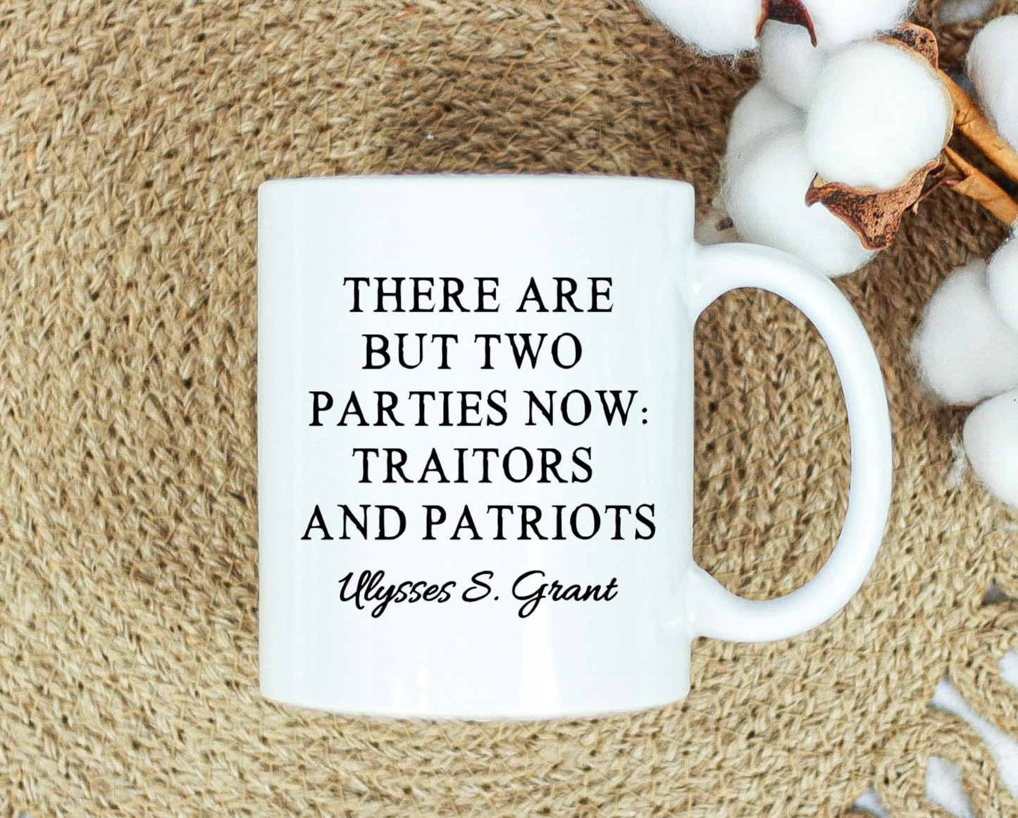 Traitors & Patriots 12oz Ceramic Mug