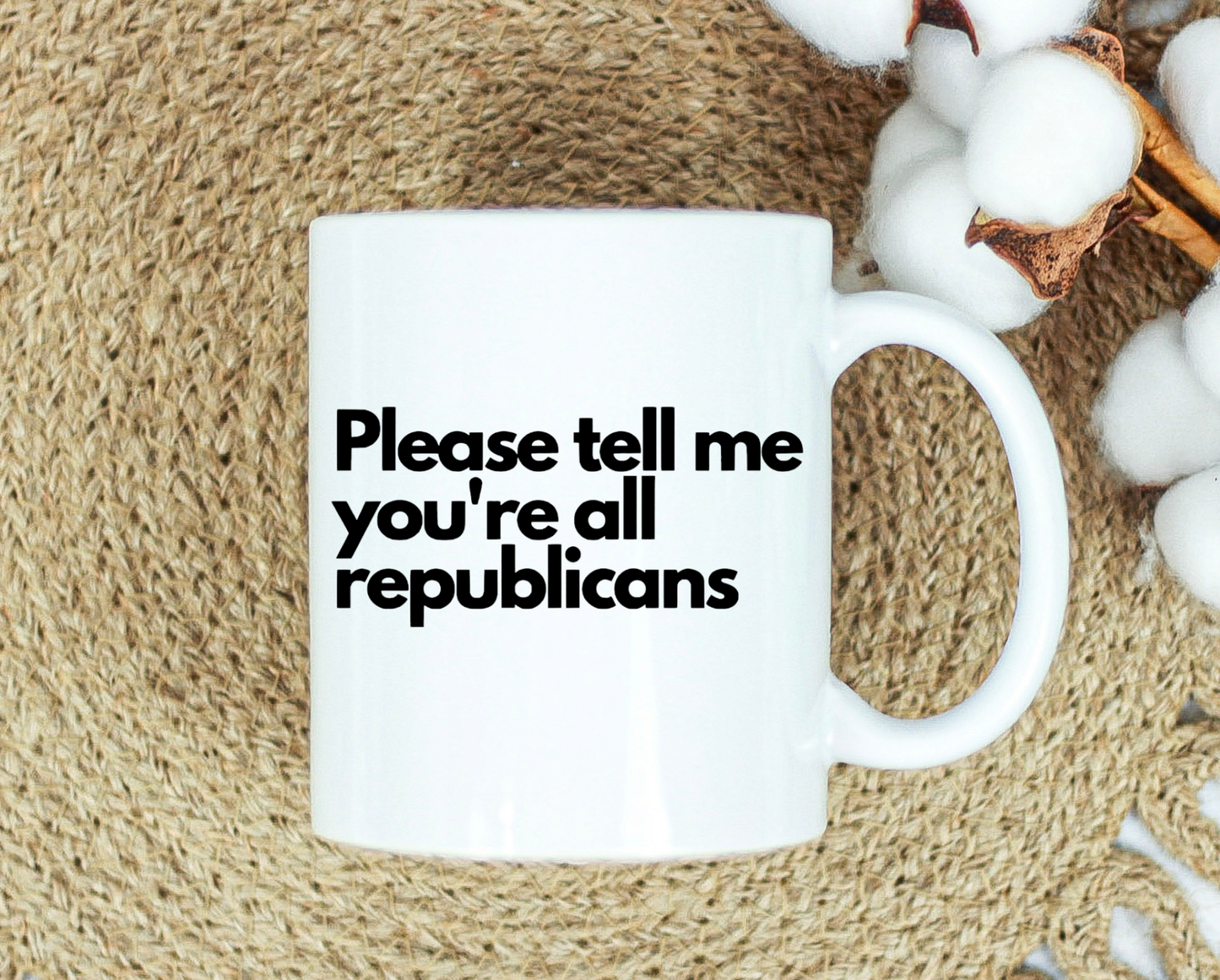 Please Tell Me You're All Republicans 12oz Ceramic Mug